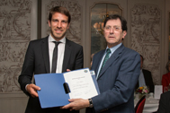 Mai 2015 - Dr. Johannes Schlesinger erhält "Förderpreis Wissenschaft"