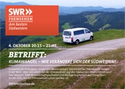 Oktober 2017 - Fernsehbeitrag Klimawandel im Südwesten, an dem die Physische Geographie konzeptionell und inhaltlich beteiligt war Oktober 2017 - Fernsehbeitrag Klimawandel im Südwesten, an dem die Physische Geographie konzeptionell und inhaltlich beteiligt war